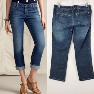Tommy Hilfiger American Spirit Mid Rise Straight Crop Jeans Size 8
